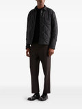 Prada quilted shirt jacket in cashmere