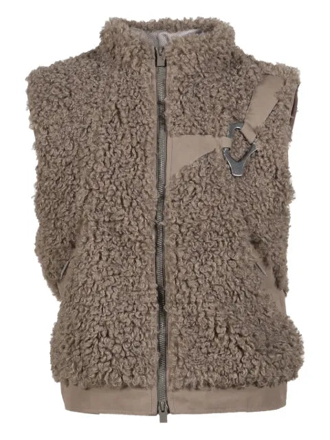 HELIOT EMIL buckle-detail teddy vest