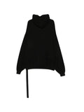 Rick Owens DRKSHDW Hun strap-detail hoodie