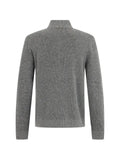 slowear ribbed-knit half-zip sweater