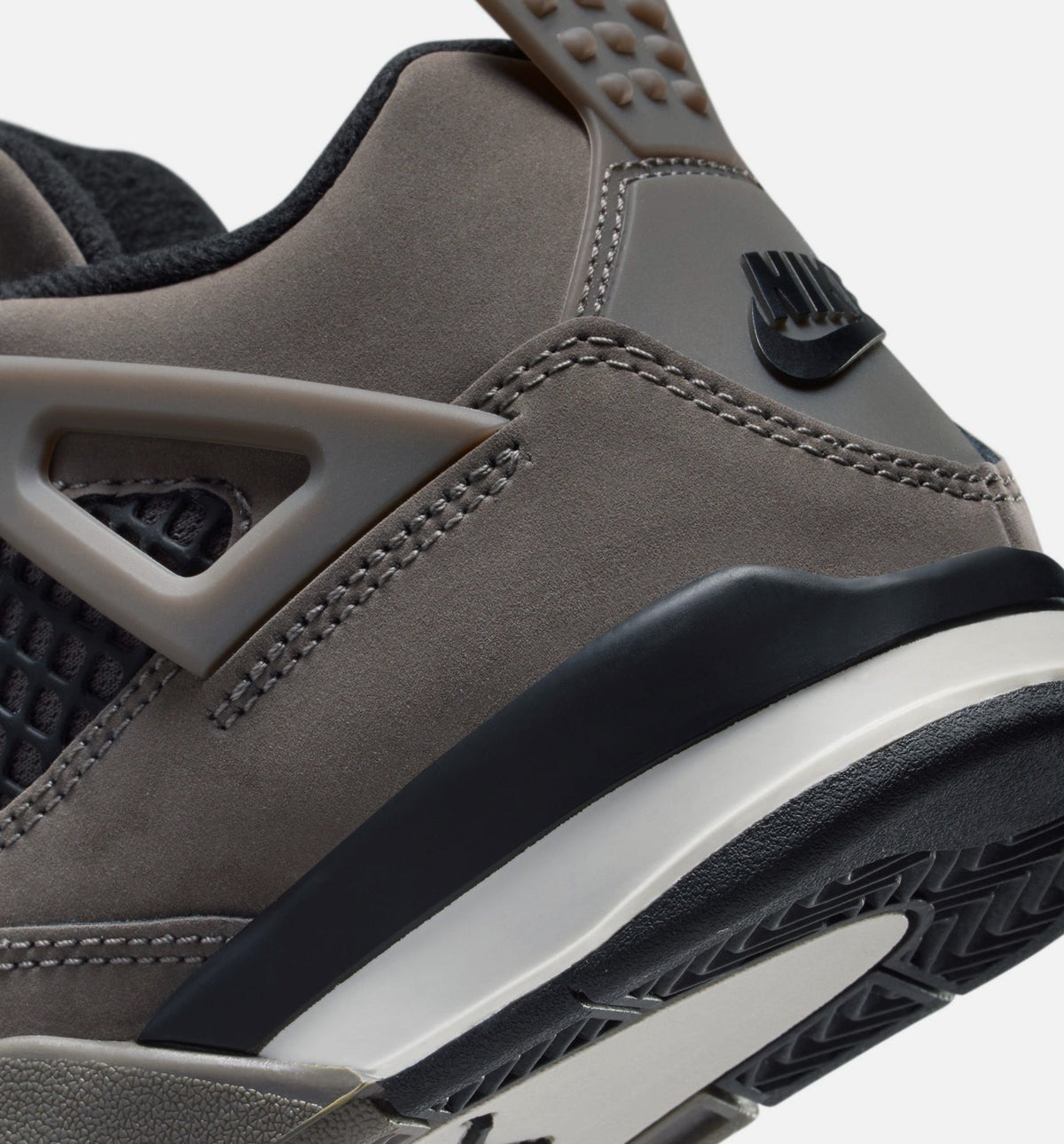 Air Jordan 4 Retro Cave Stone and Black Preschool Lifestyle Shoes - Cave Stone/Black/Moon Particle