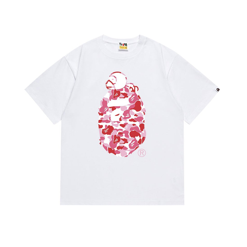 BAPE Pink Camo Ape Head Graphic T-Shirt