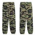 Denim Tears Green Tiger Camo Full Print Cuffed Sweatpants