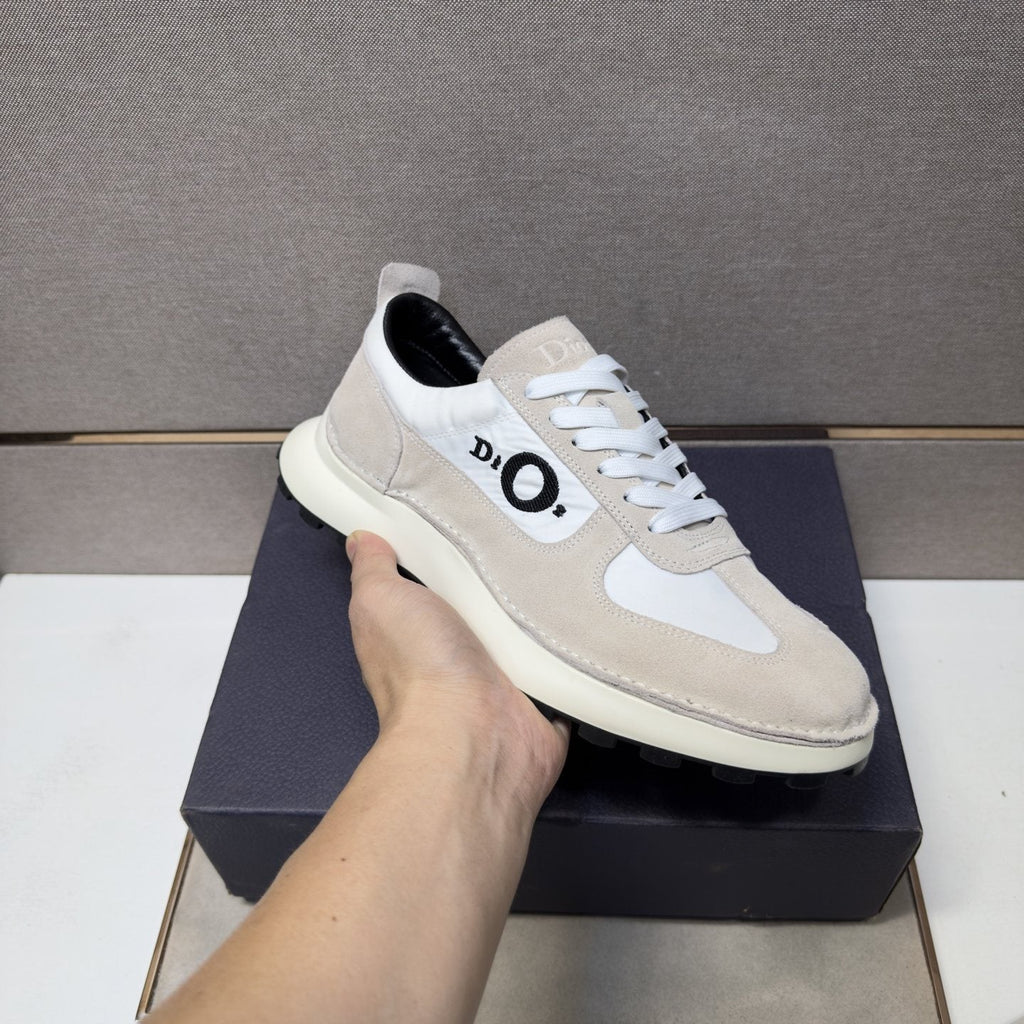 Dior Men's Paneled Low-Top Sneakers